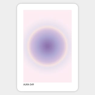 Purple Aura Aesthetic Sticker